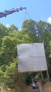 Kemerburgaz'da su fabrikası kazan/tank kurulumu - İstanbul, Öz Yavuzlar Vinç