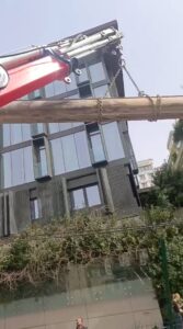 Taksim'de forekazik makinesi aparatları taşıma - İstanbul, Öz Yavuzlar Vinç